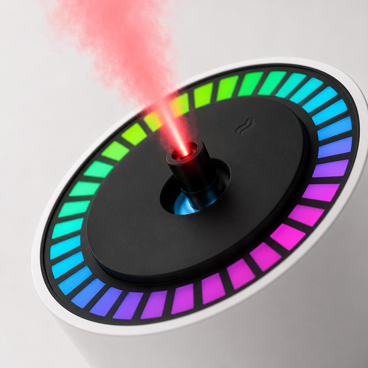 Humidificador Ultrasónico con Proyector de Galaxias y Difusor de Aromaterapia 4 en 1